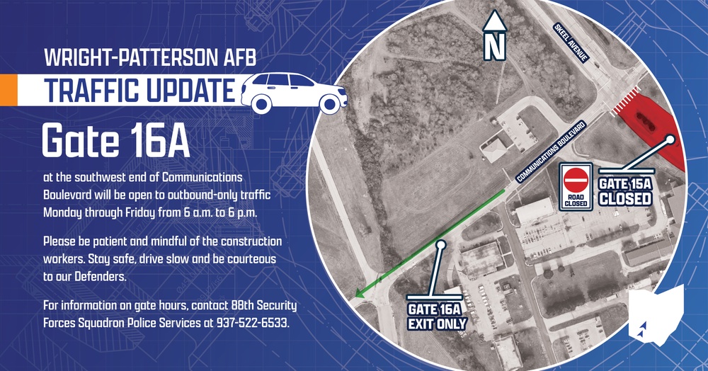 Traffic Graphic - Gate 15A Closure 3