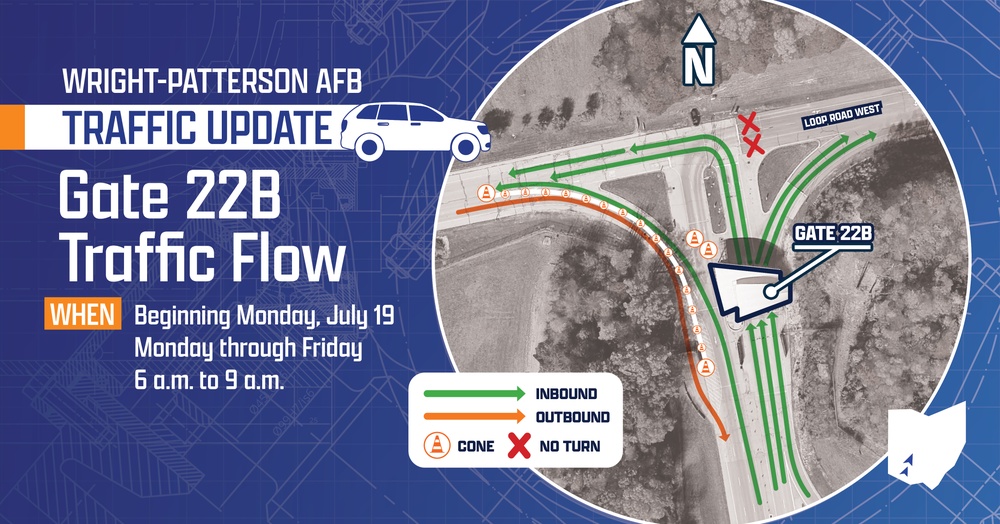 Gate 22B Traffic Flow