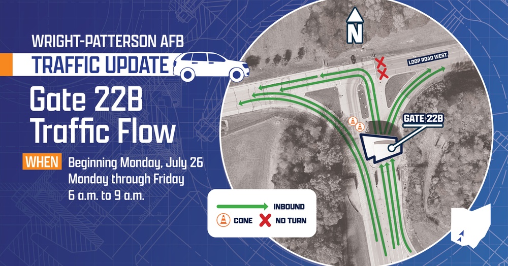 Gate 22B Traffic Flow Update