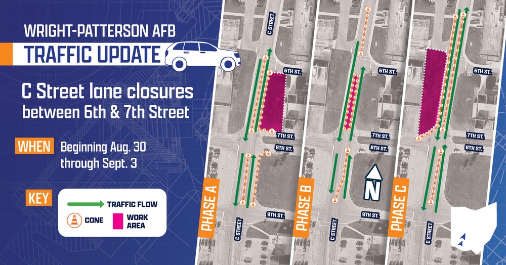 Traffic Graphic - C Street Partial Closure