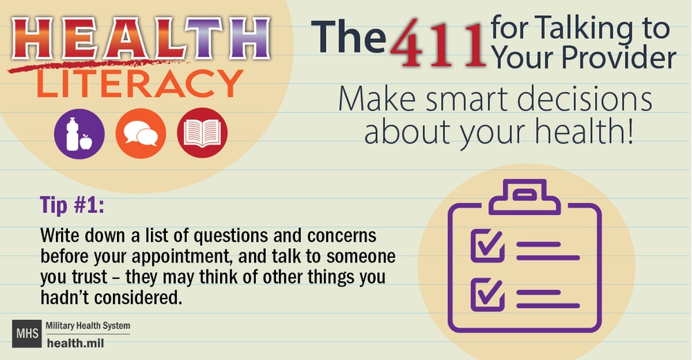 Health Literacy - Tip1