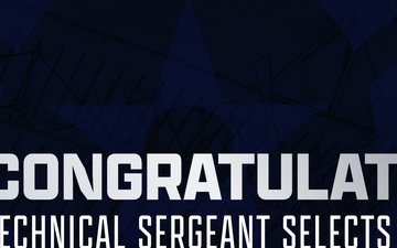 Congratulations Technical Sergeant Selects IG