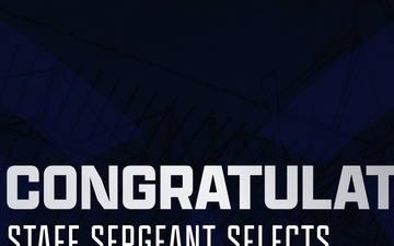 Congratulations Staff Sergeant Selects IG