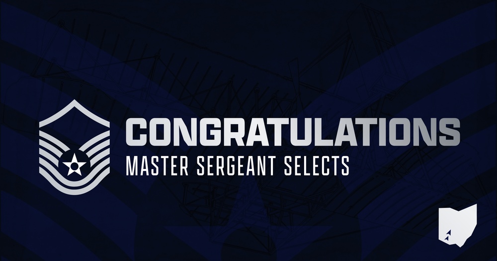 Congratulations Master Sergeant Selects FB