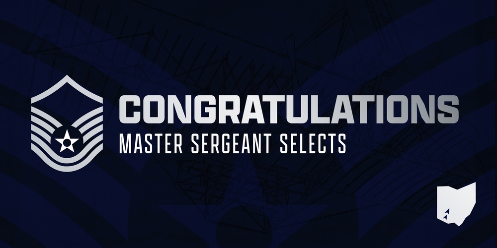 Congratulations Master Sergeant Selects IG