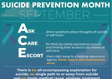 Suicide Prevention and Awareness Infographic September 2021