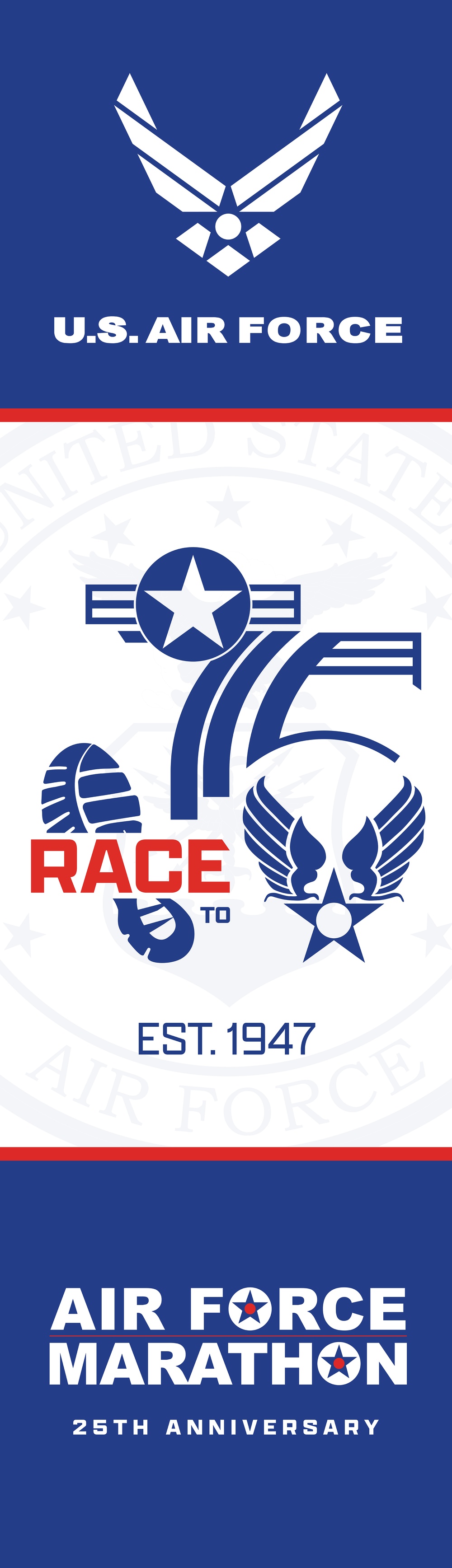 Race to 75 Vertical Banner