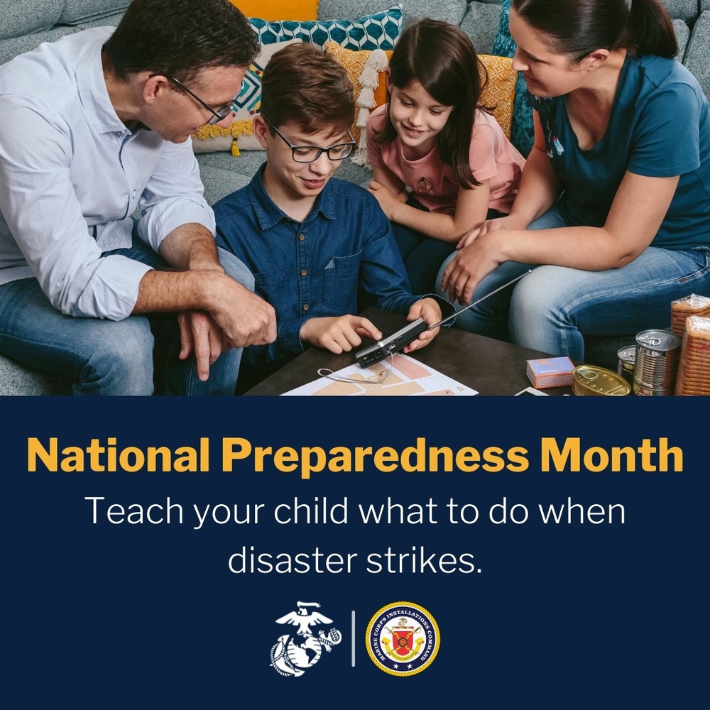 MCICOM Offers Tips for National Preparedness Month