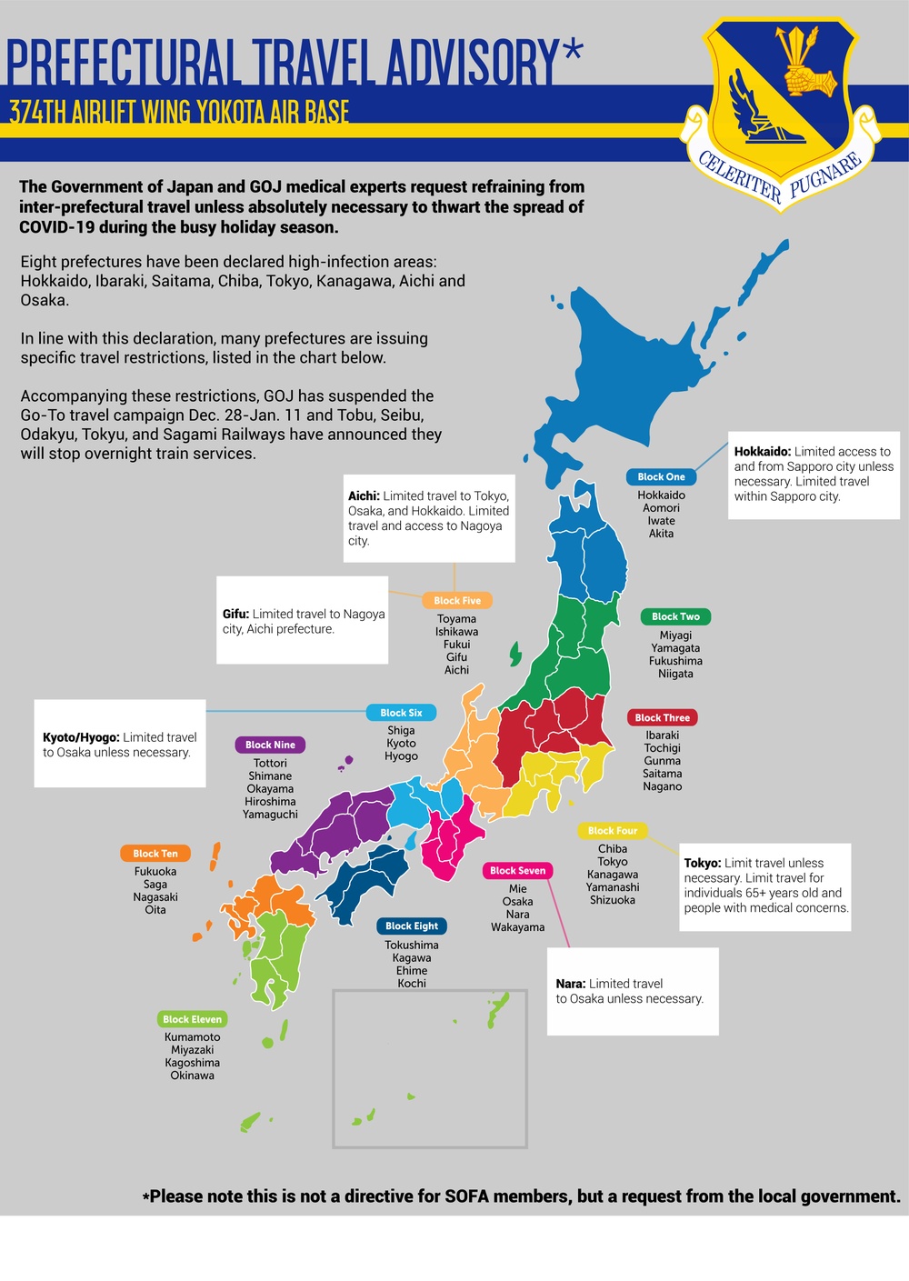 Prefectural Travel Advisory