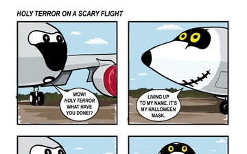 Holy Terror on a scary flight