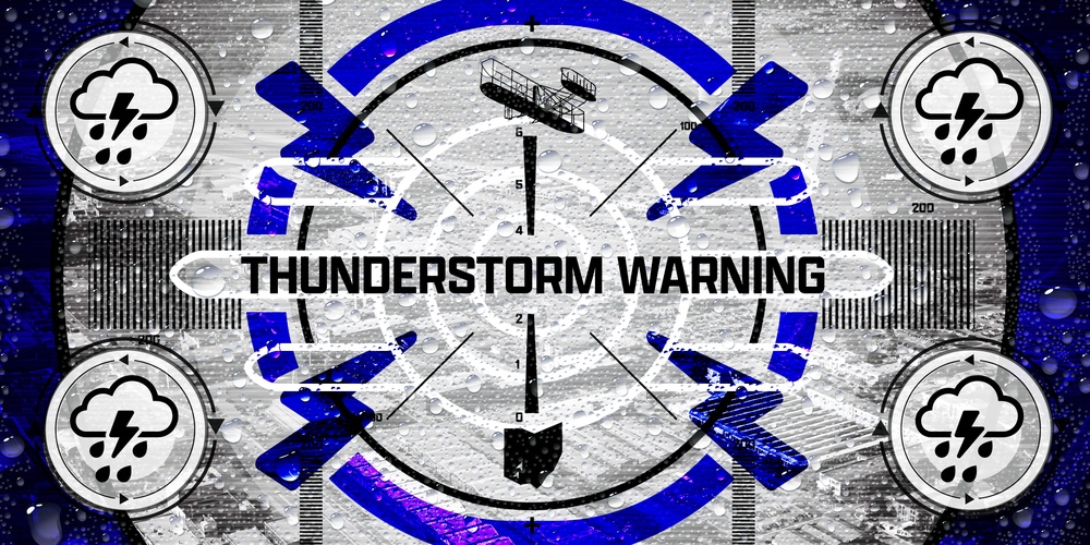 Thunderstorm Warning - Twitter