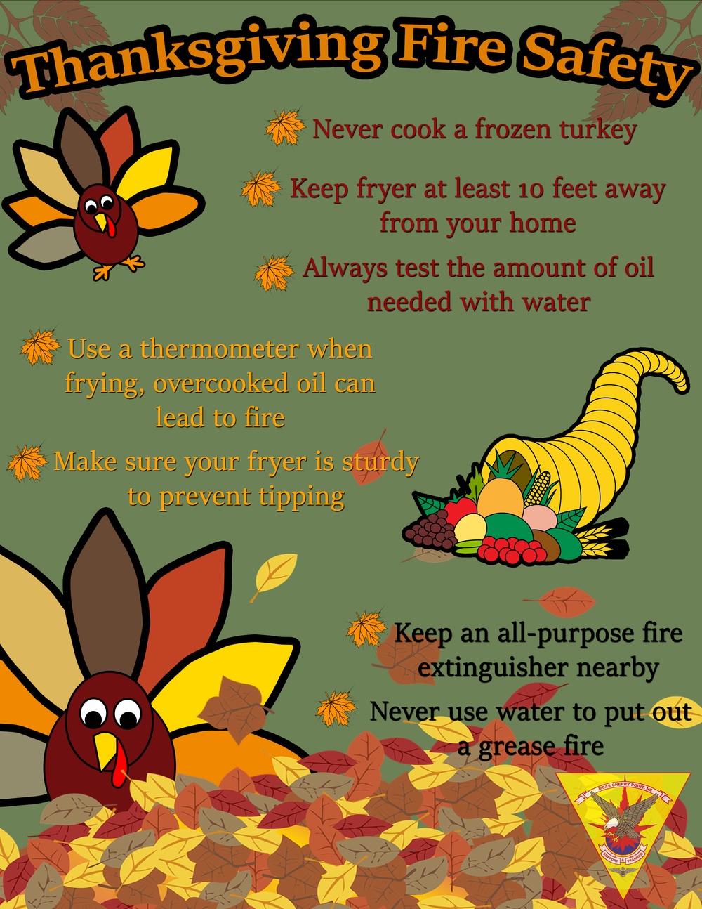 Don’t be a turkey – Keep Fire Safety First!