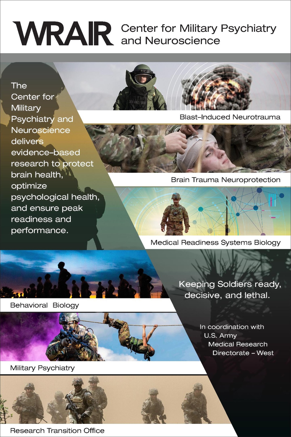 Center for Military Psychiatry and Neuroscience Introductory Display