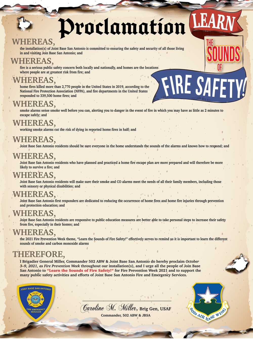 Fire Prevention Week Proclamation