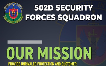 502d SFS Mission and Vision