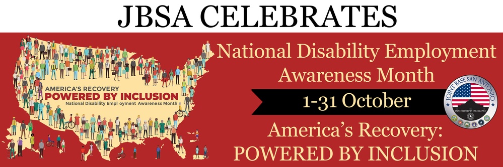 National Disability Employment Awareness month marquee