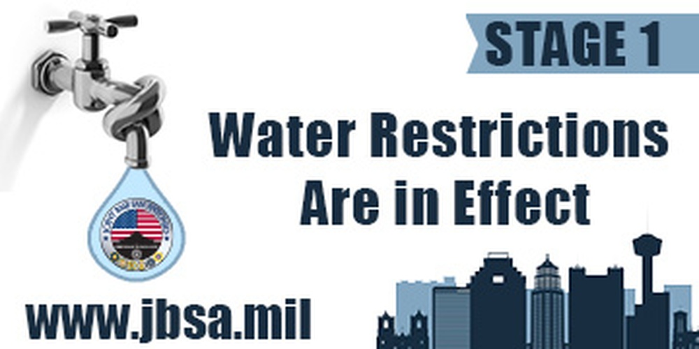 water restriction marquee