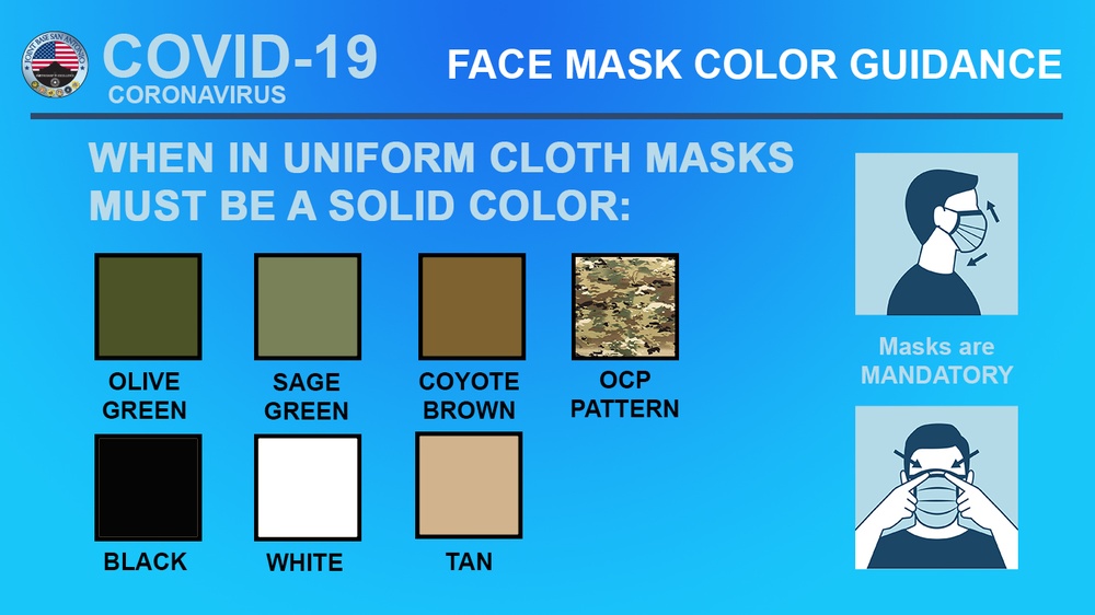 COVID19 mask color guidance