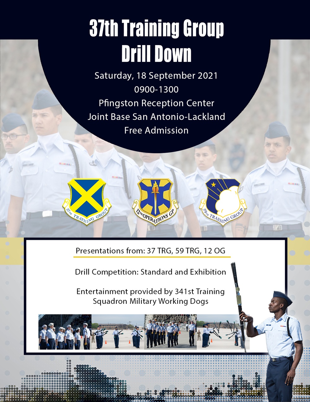 37TRG Drill competition poster