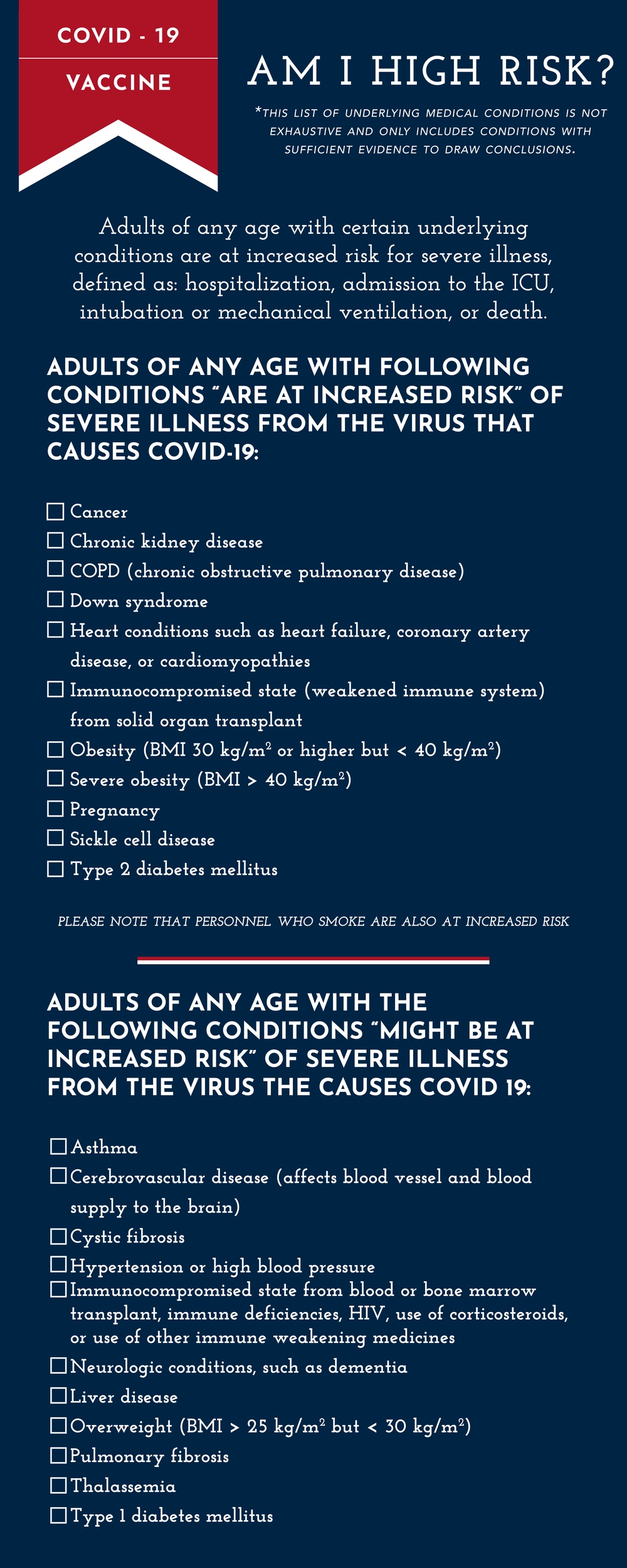 COVID-19 High Risk