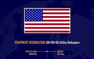 UH-60 Utility Helicopter tradeshow display board