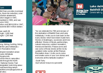 Lake Ashtabula - Baldhill Dam 70th Anniversary