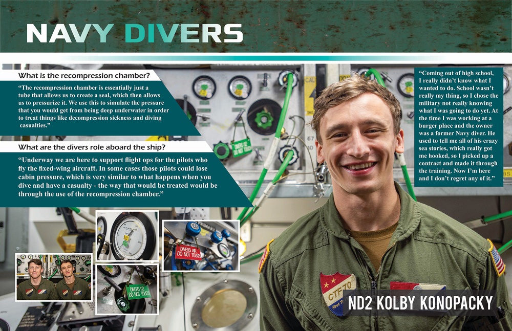 U.S. Navy Diver&amp;#39;s Role Aboard USS Ronald Reagan (CVN 76)