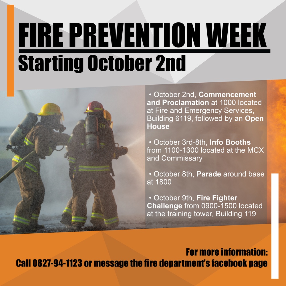 Fire Prevention Week Graphic