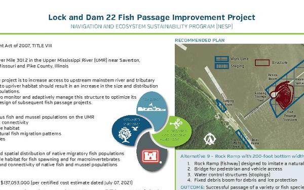 Lock and Dam 22 Fish Passage Improvement Project
