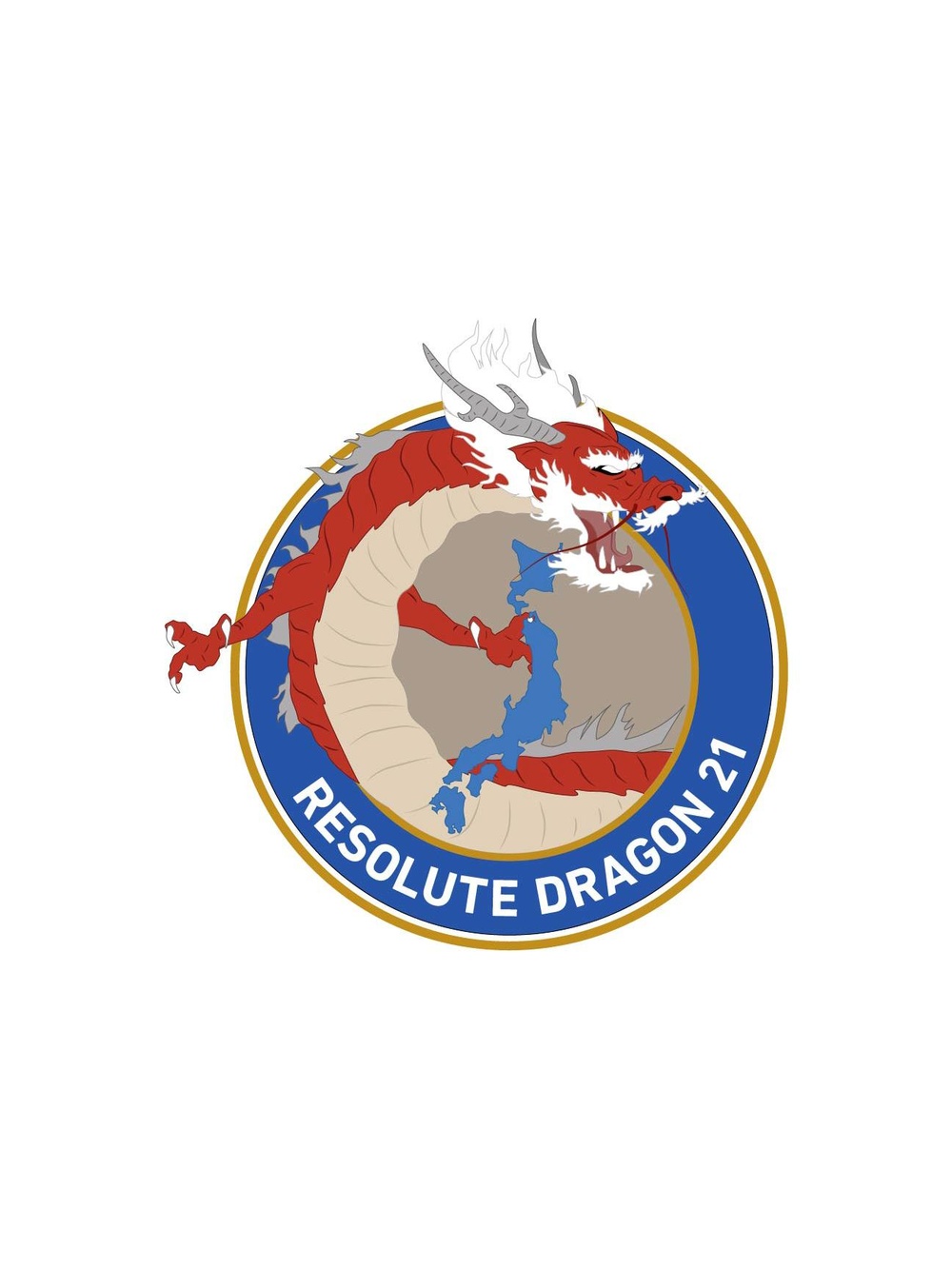 Resolute Dragon Logo Concept Design