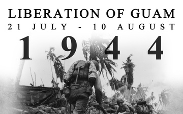 3d Marine Division Timeline Poster: Liberation of Guam 1944