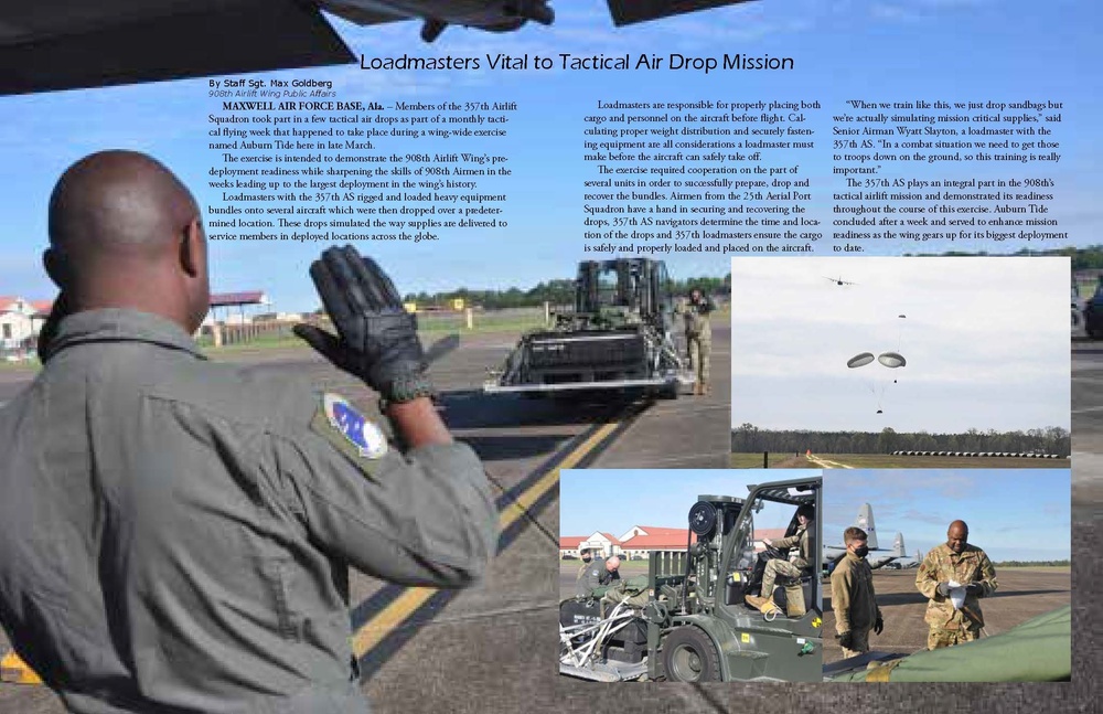 Loadmasters Vital to Tactical Air Drop Mission