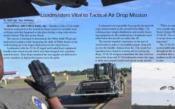 Loadmasters Vital to Tactical Air Drop Mission