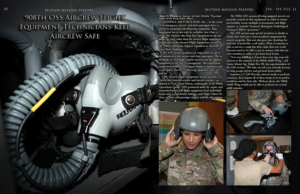 908th OSS Aircrew Flight Equipment Technicians Keep Aircrew Safe