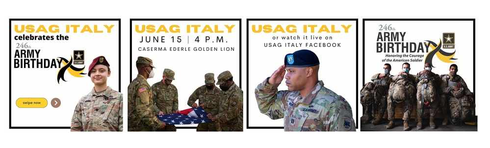 USAG Italy celebrates the U.S. Army Birthday!