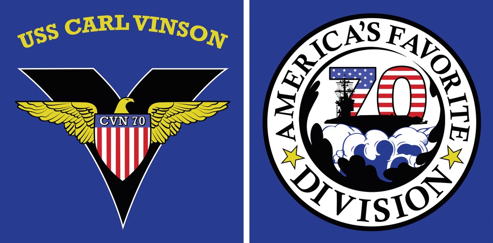 USS Carl Vinson (CVN 70) and Recruit Training Command Sponsorship Flag Design