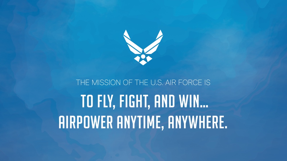 U.S. Air Force Statement Motto Graphic