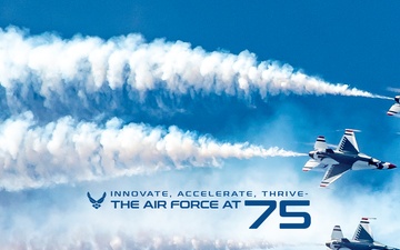 U.S. Air Force 75th Anniversary Graphic