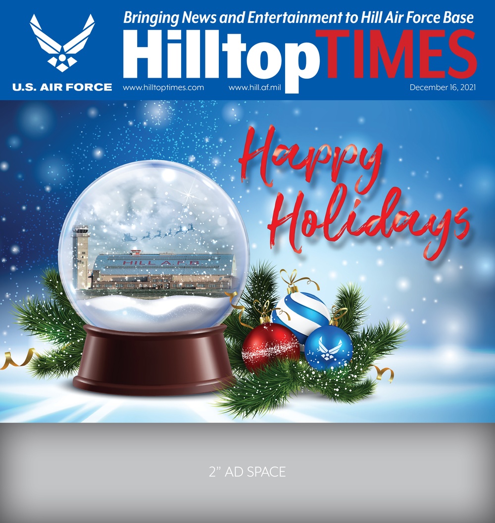 Happy Holidays - Hill Air Force Base, UT newspaper cover