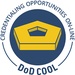 Department of Defense Credentialing Opportunities On-line (COOL) Logo (for use on light backgrounds)