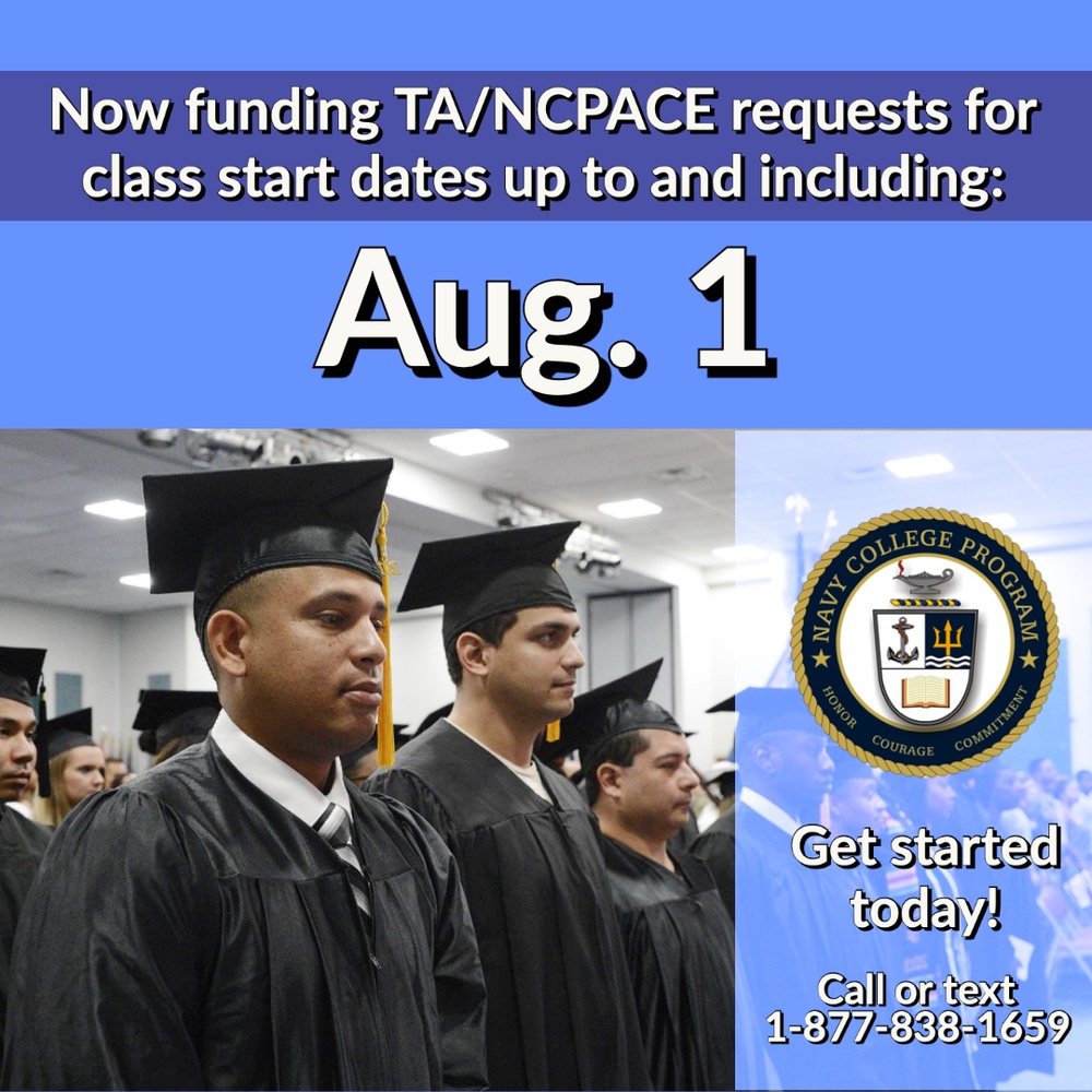 Navy College Program Now Funding Tuition Assistance Requests