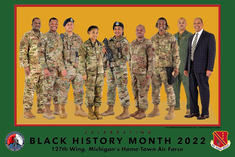 Black History Month 2022 Illustration By Terry L. Atwell and Munnaf H. Joarder