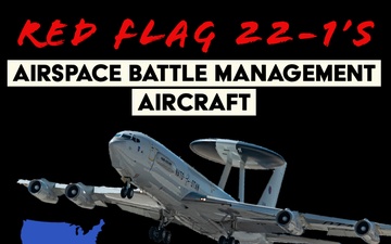 Red Flag-Nellis 22-1&amp;#39;s Airspace Battle Management Aircraft