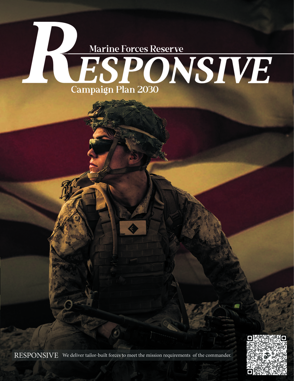 &quot;RESPONSIVE&quot; | Marine Forces Reserve Campaign Plan 2030 Poster