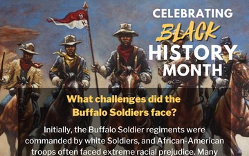 4ID Black History Month Graphic: Buffalo Soldiers