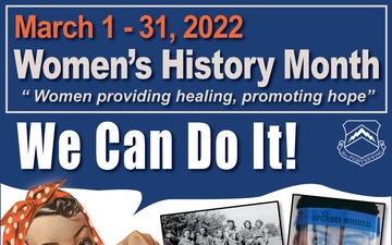 2022 Women's History Month Graphic