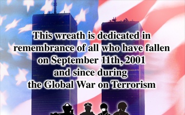 Poster for 911 ceremony