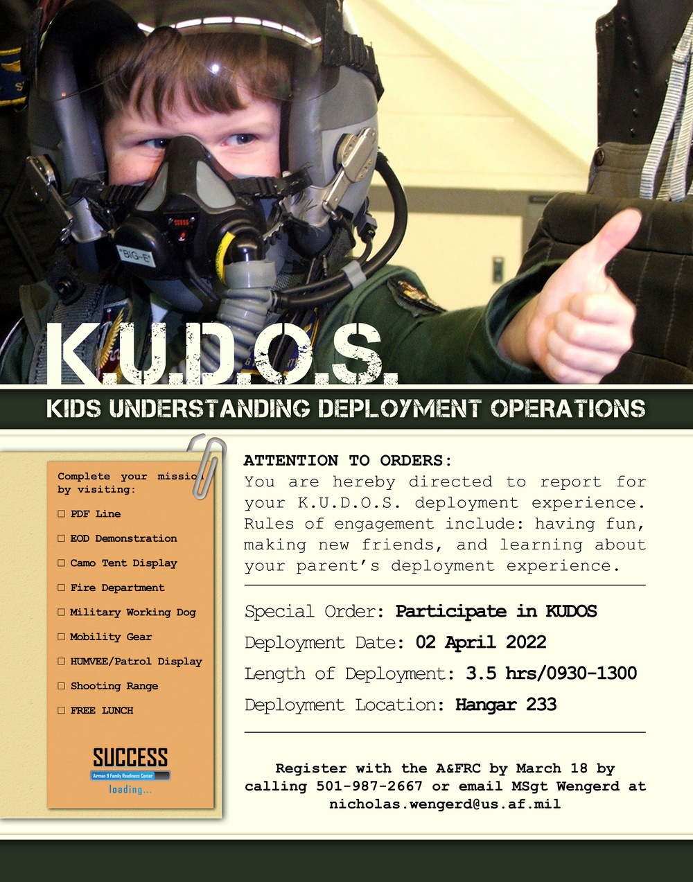 LRAFB hosts KUDOS event for Month of the Military Child