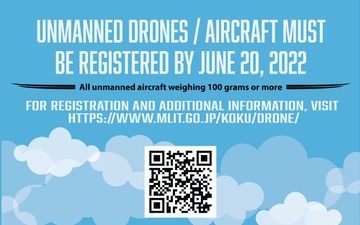 MCAS Iwakuni Announces Drone Registration Requirement