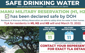 Aliamanu Military Reservation (Zones H1, H2, H3) Declared Safe By Hawaii Department of Health